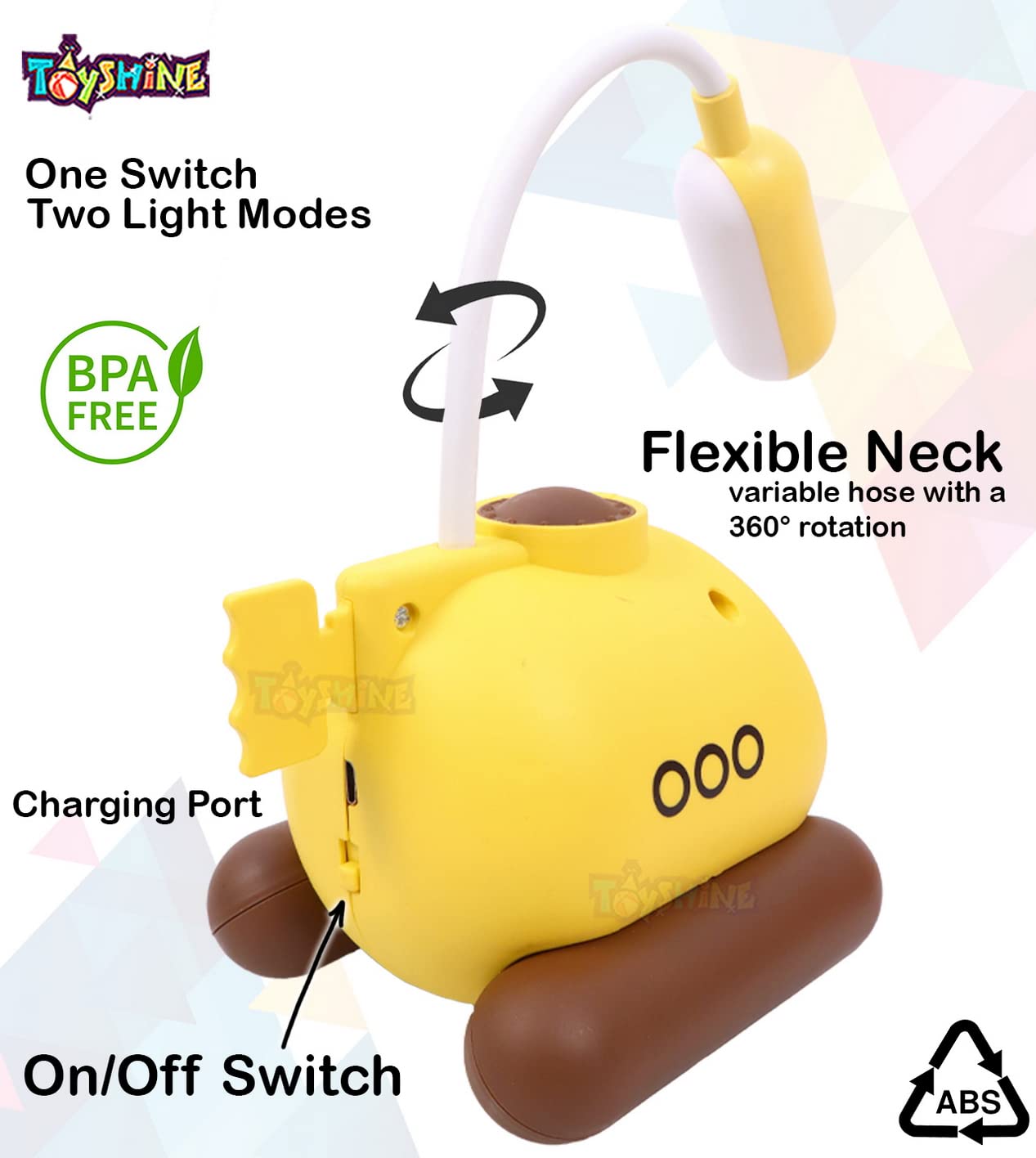 Toyshine 2 in 1 لامپی سەر مێز و چرای شەوانە