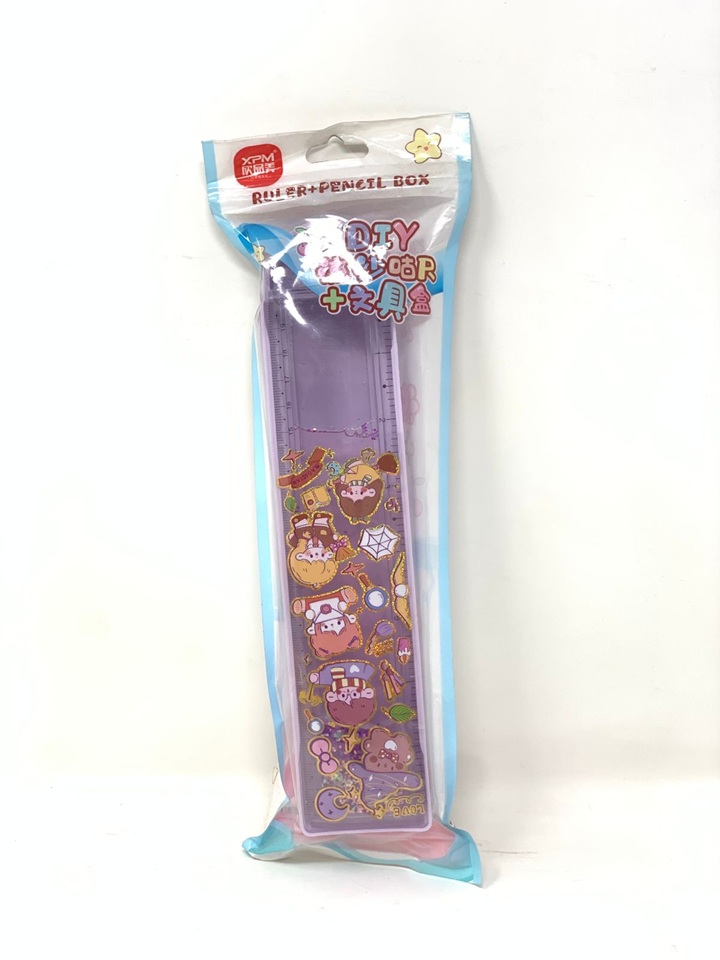 Transparent ruler and wallet color option