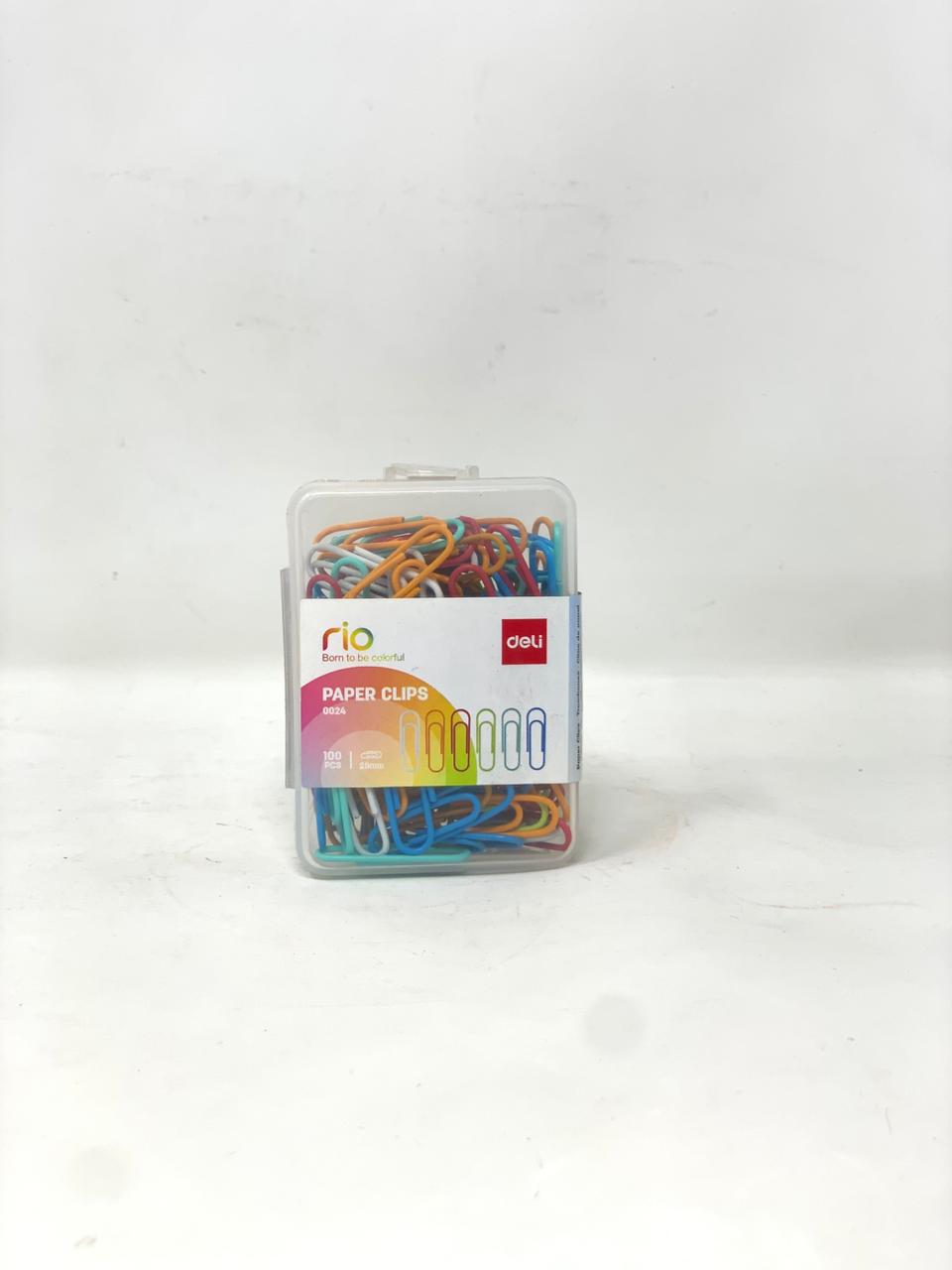 مجموعة من مشابك الورق الملونة من ديلي