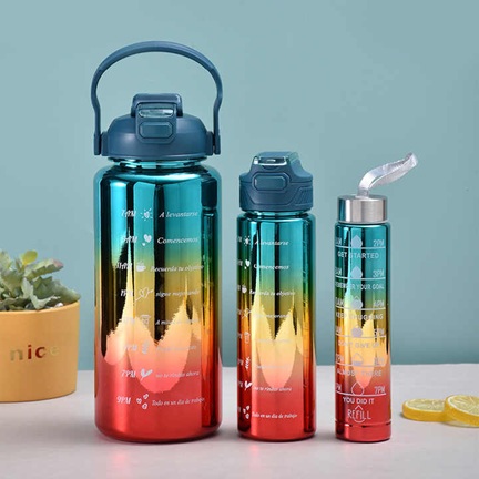 Set Portable Water Bottle - 3Pcs