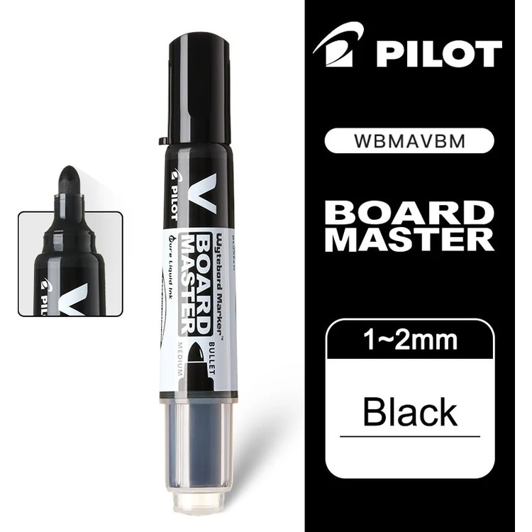 Whiteboard Pen 1.2mm Marke- black