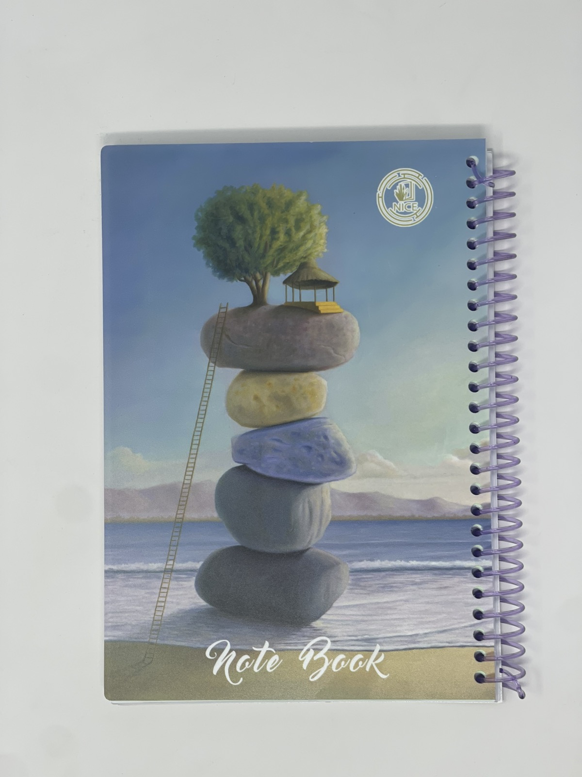 notebook with a decorative cover