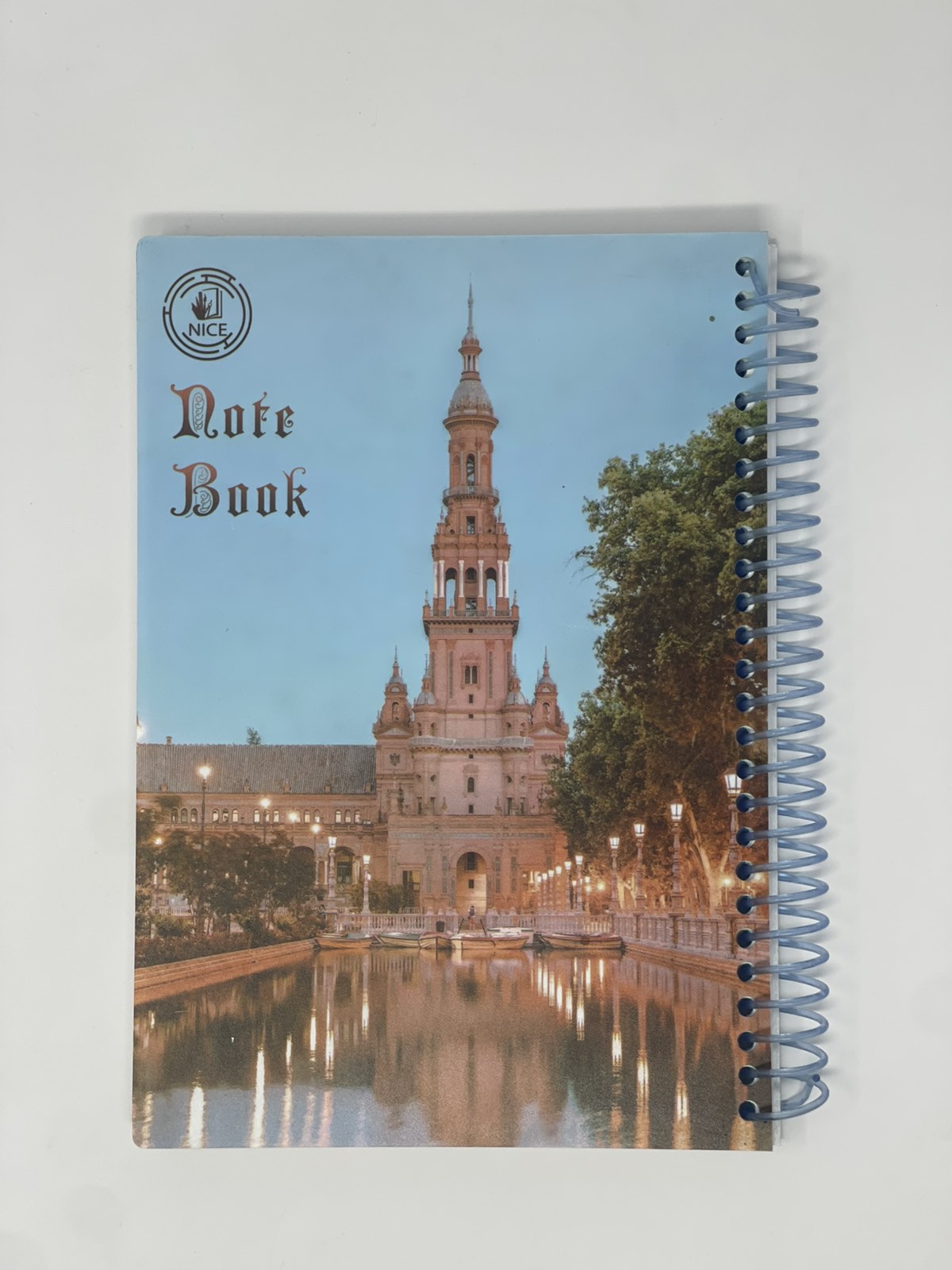 notebook with a decorative cover