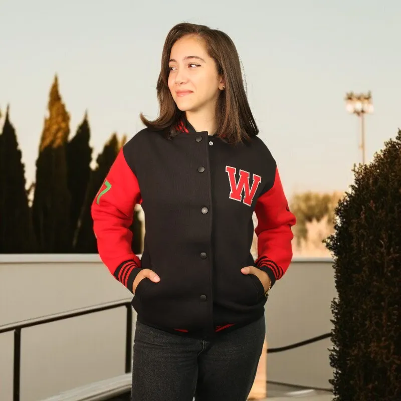 Women's Oversize Printed Embossed Jacket