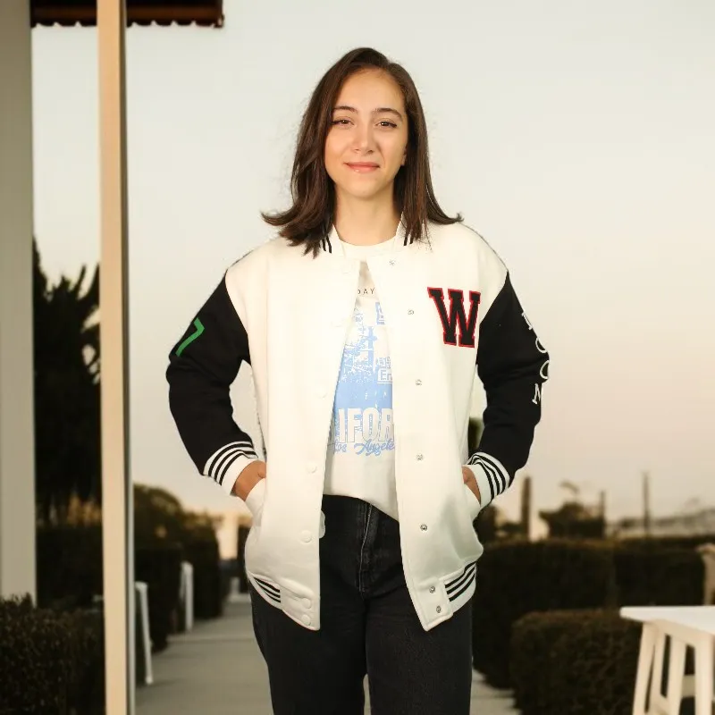 Women's Oversize Printed Embossed Jacket