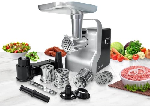 Zilan 9 in 1 Meat Grinder - Silver