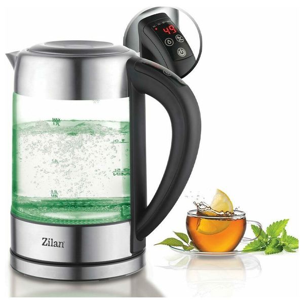 Zilan - Kettle - 1.7 L - 2200 Watt - Silver