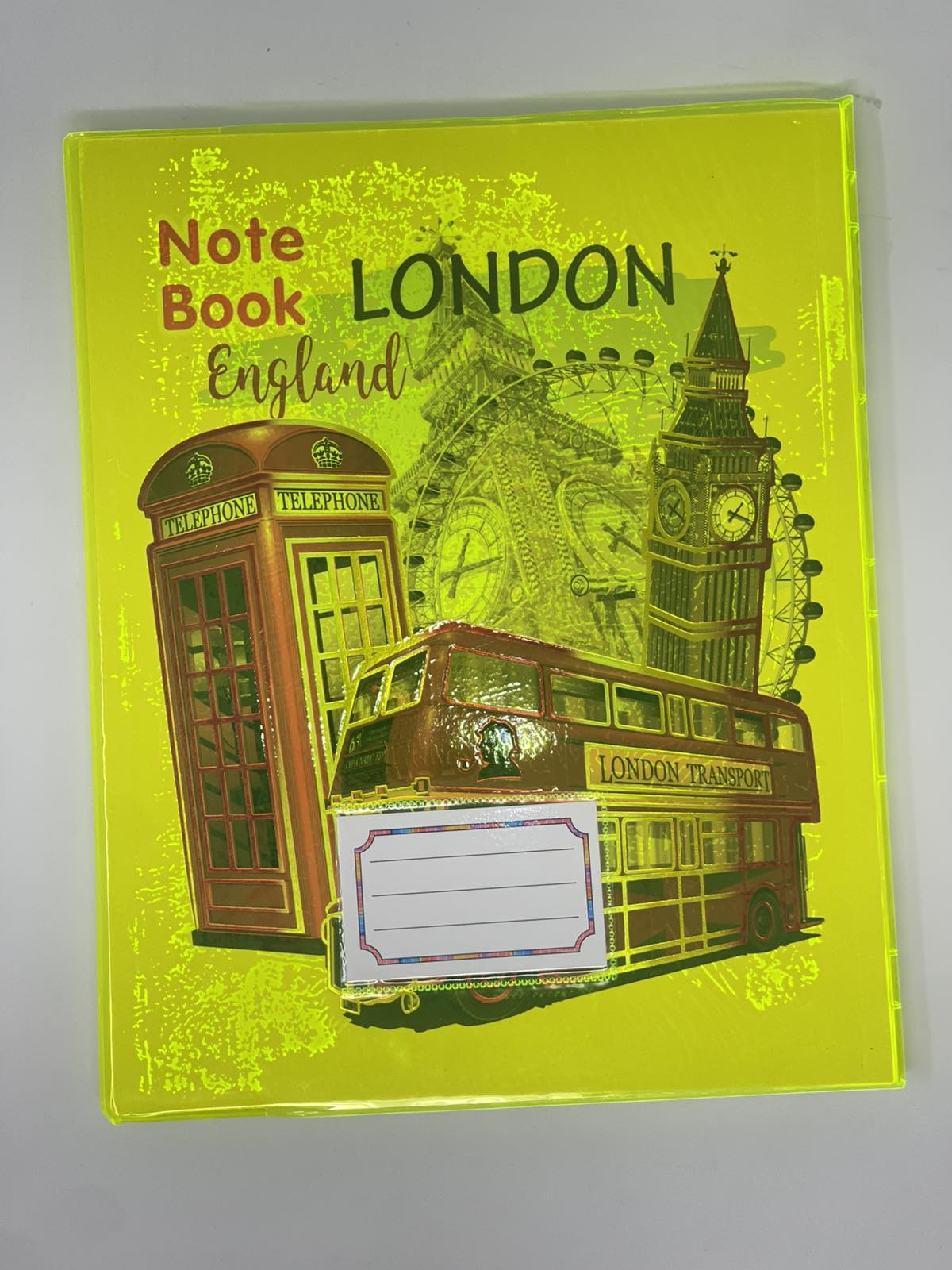 140-sheet lined notebook