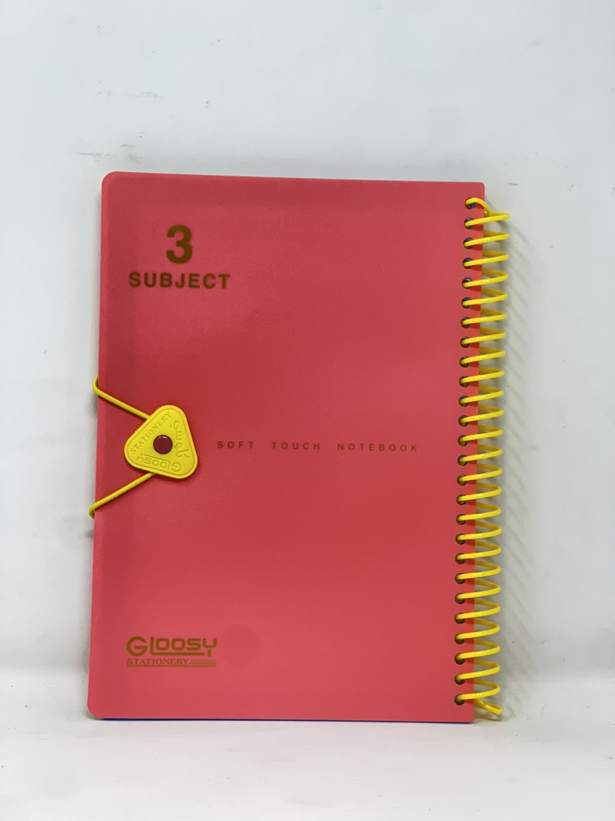 Gloosy 3-Subject Soft Touch Notebook