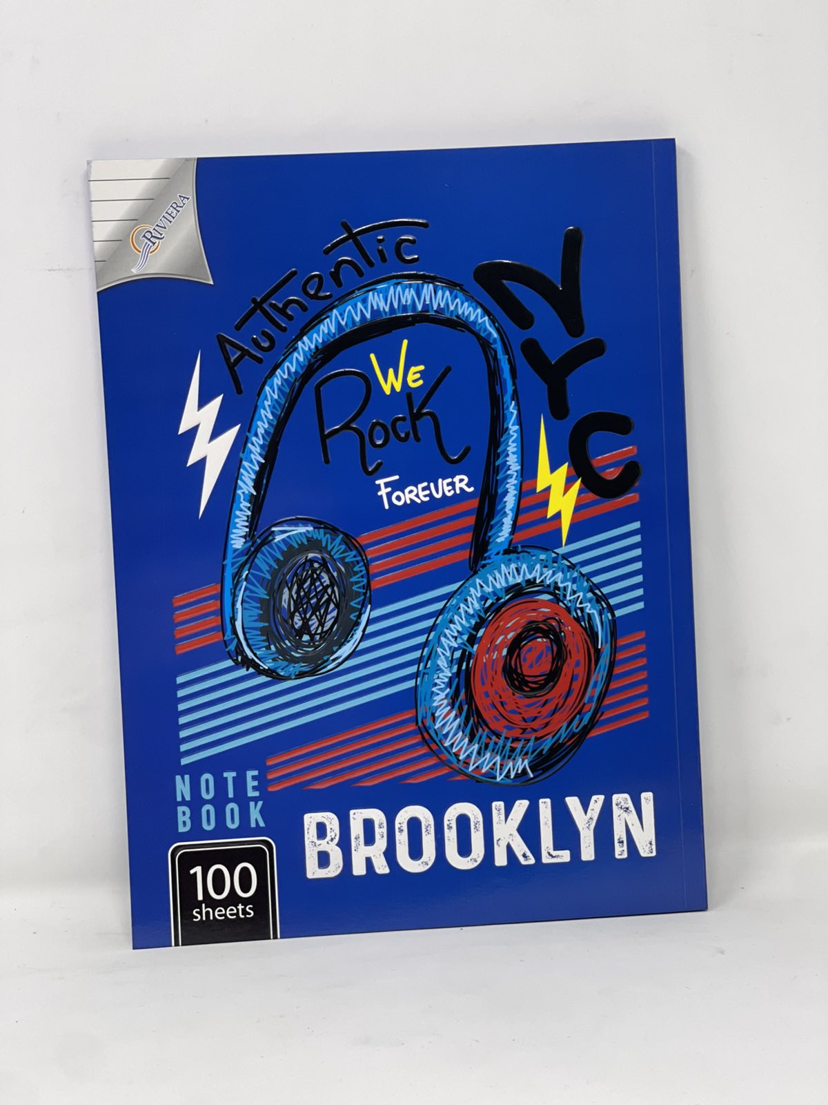 English 100 sheet Riviera brand notebook