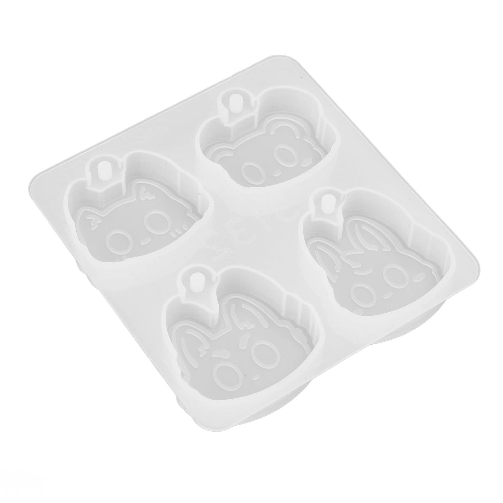 قاڵبی ڕزینی سلیکۆن لە شێوەی سەری ئاژەڵ