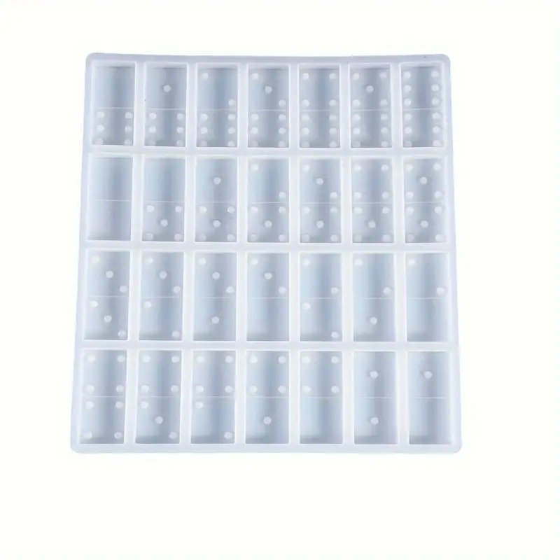 Thick Silicone Mold, Domino Game Mold for Epoxy Resin