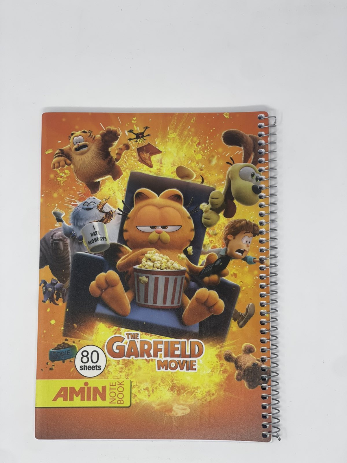 80 sheet Amin notebook color option