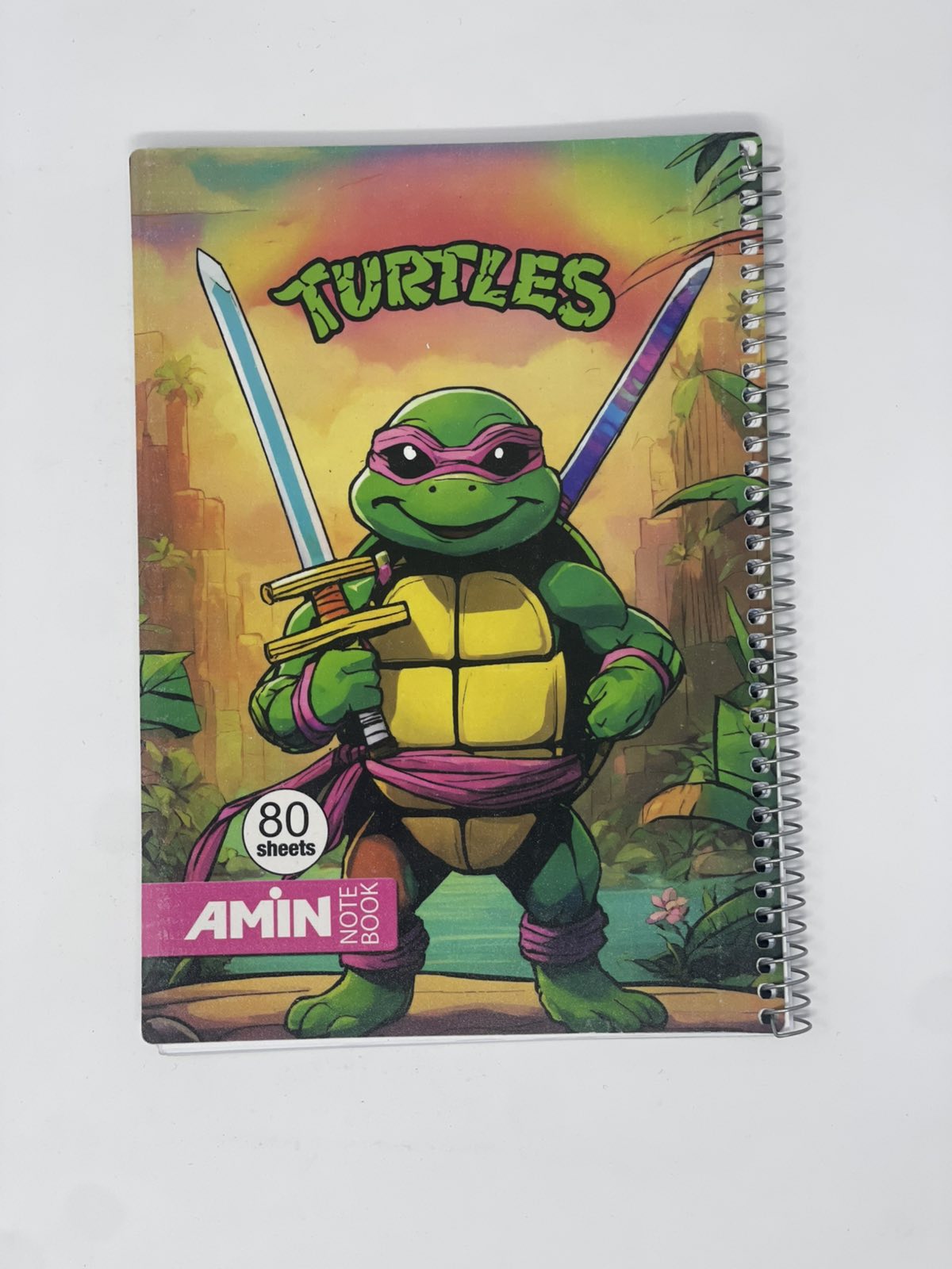 80 sheet Amin notebook