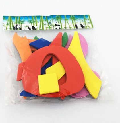 پیتی فۆمی ڕەنگاوڕەنگ بە ژمارەی عەرەبی