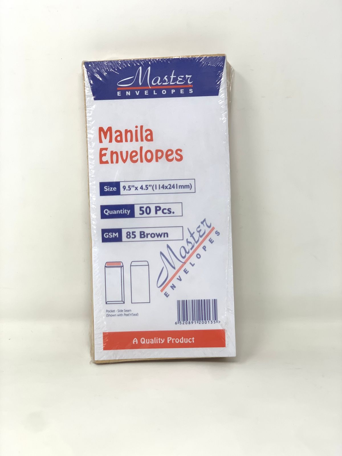 Manila Envelopes  9.5*4.5 -50pcs