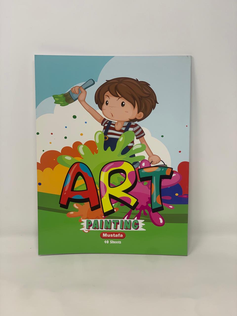 Painting book 40 sheets color option