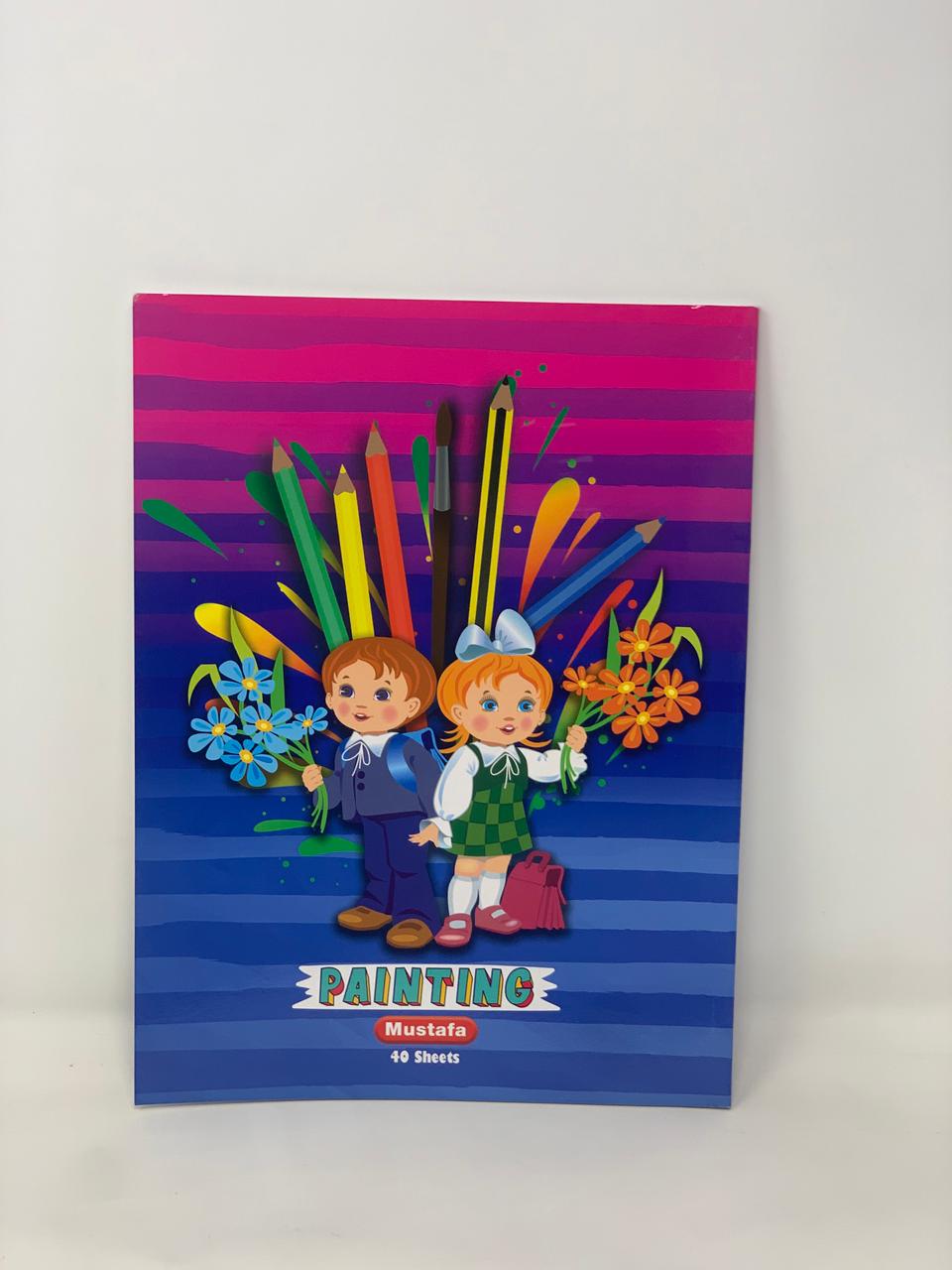 Painting book 40 sheets color option