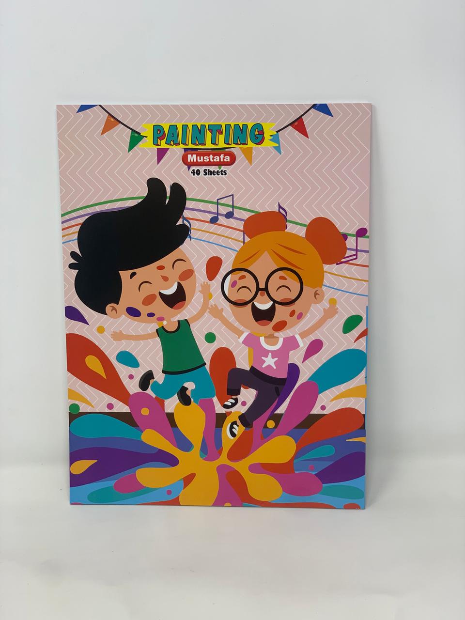 Painting book 40 sheets color option