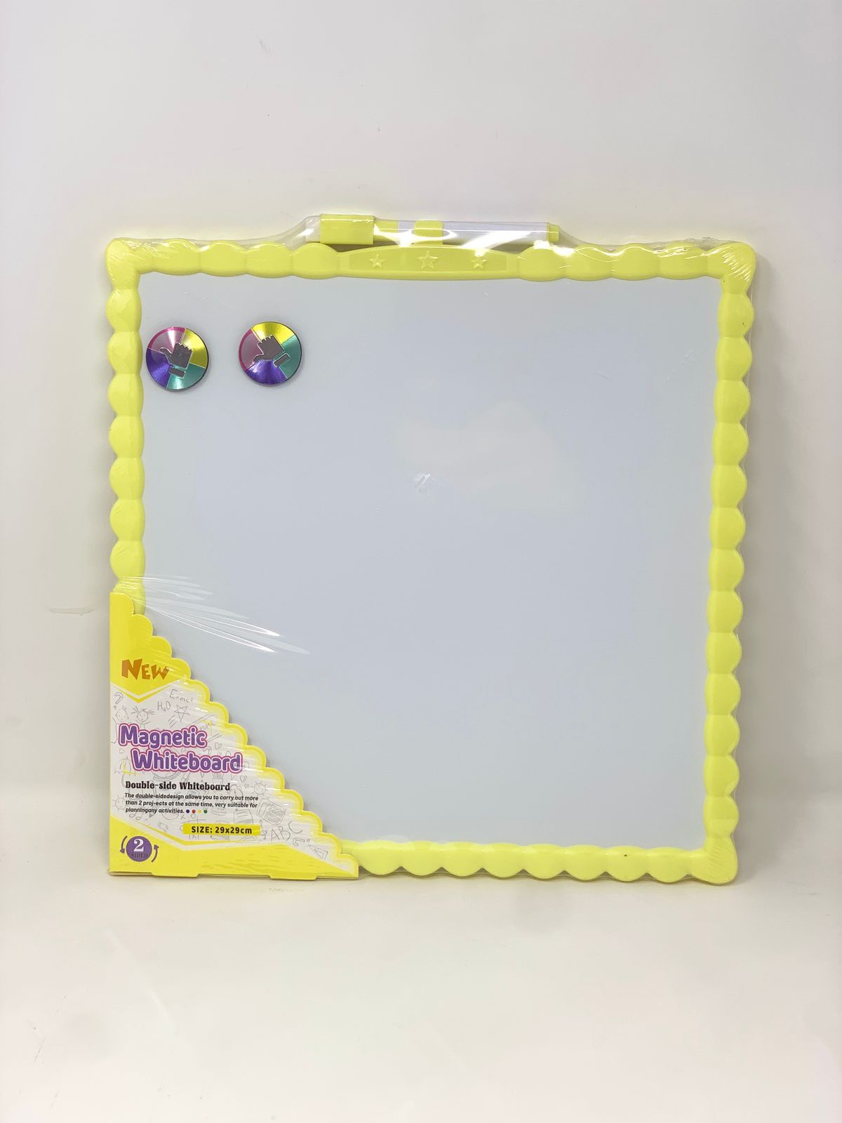 Plastic frame whiteboard 29*29 cm