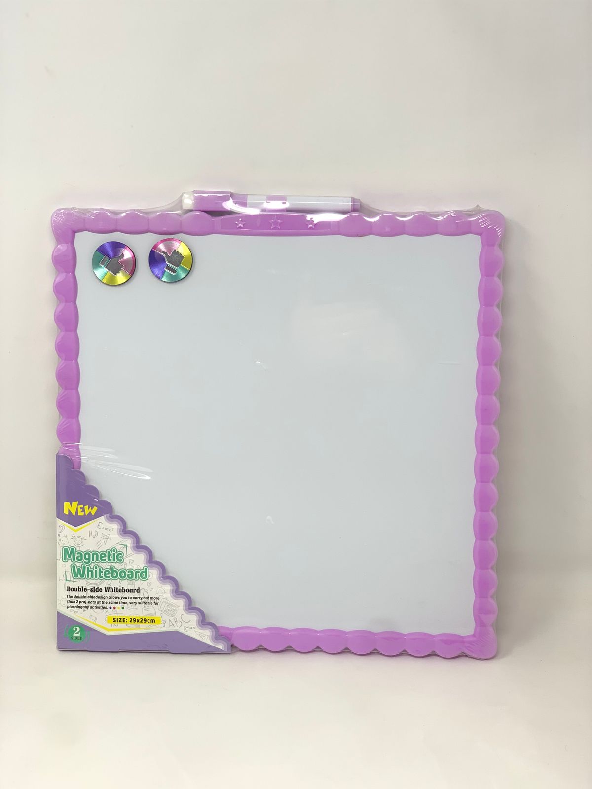 تەختەی سپی چوارچێوەی پلاستیکی ٢٩*٢٩ سم