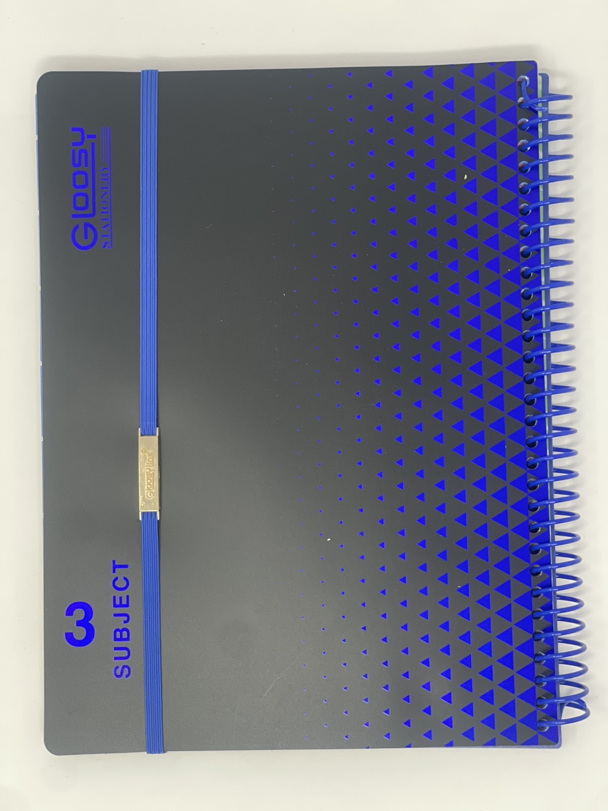 Gloosy Stationery 3 Subject Notebook