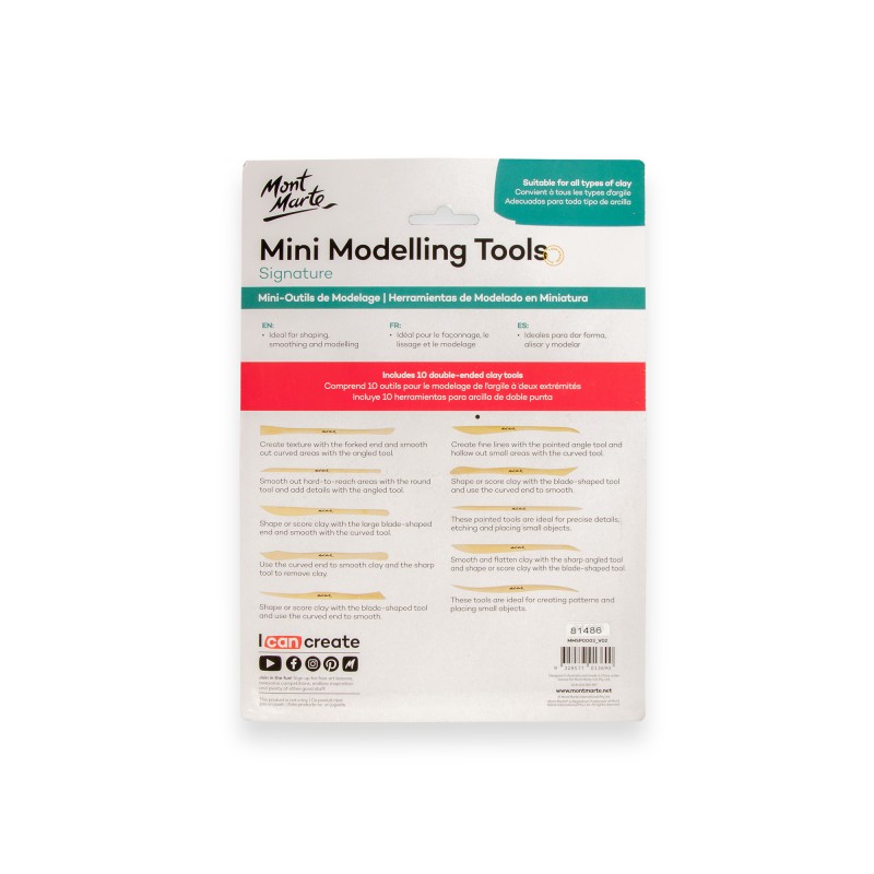 10-Piece Mini Modeling Tool Set