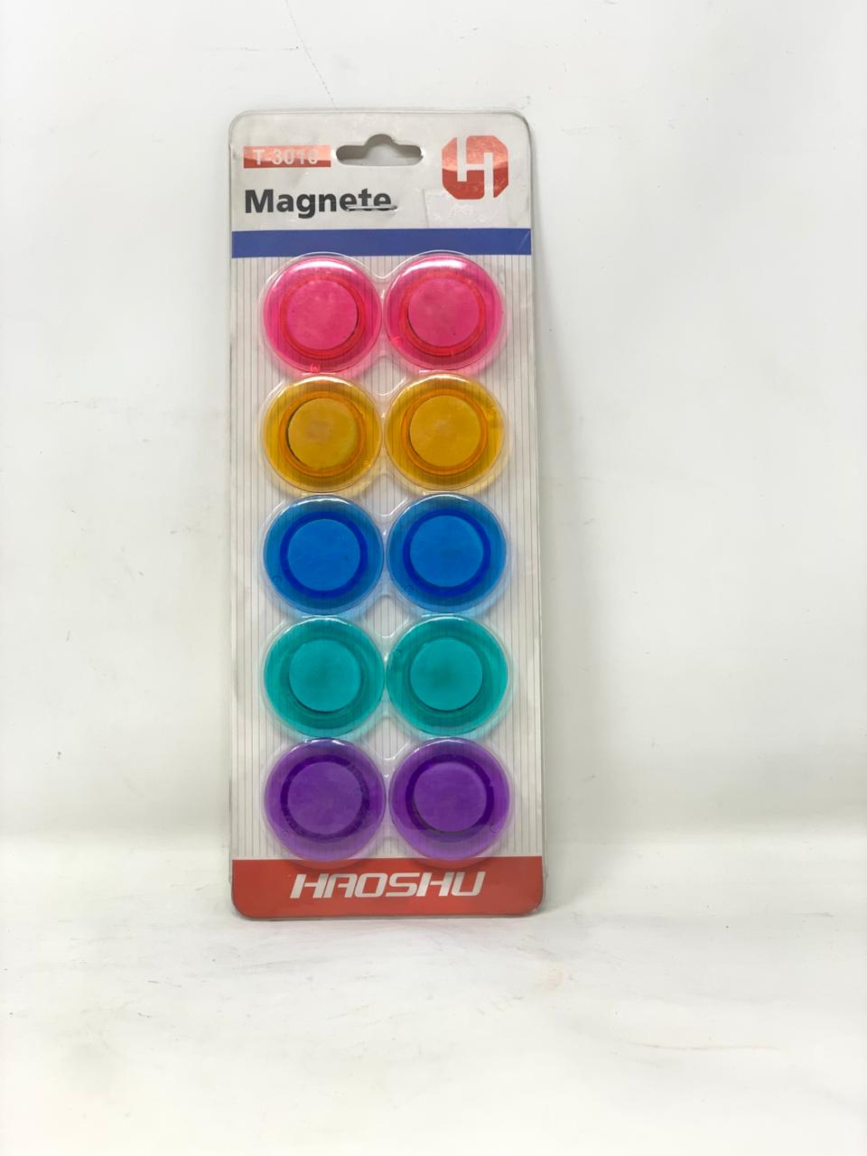 Round whiteboard magnet color option