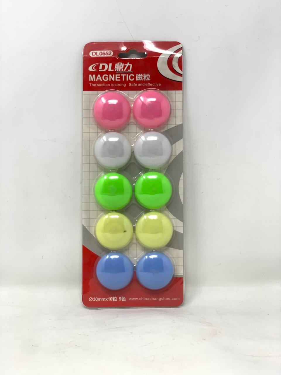 Round whiteboard magnet