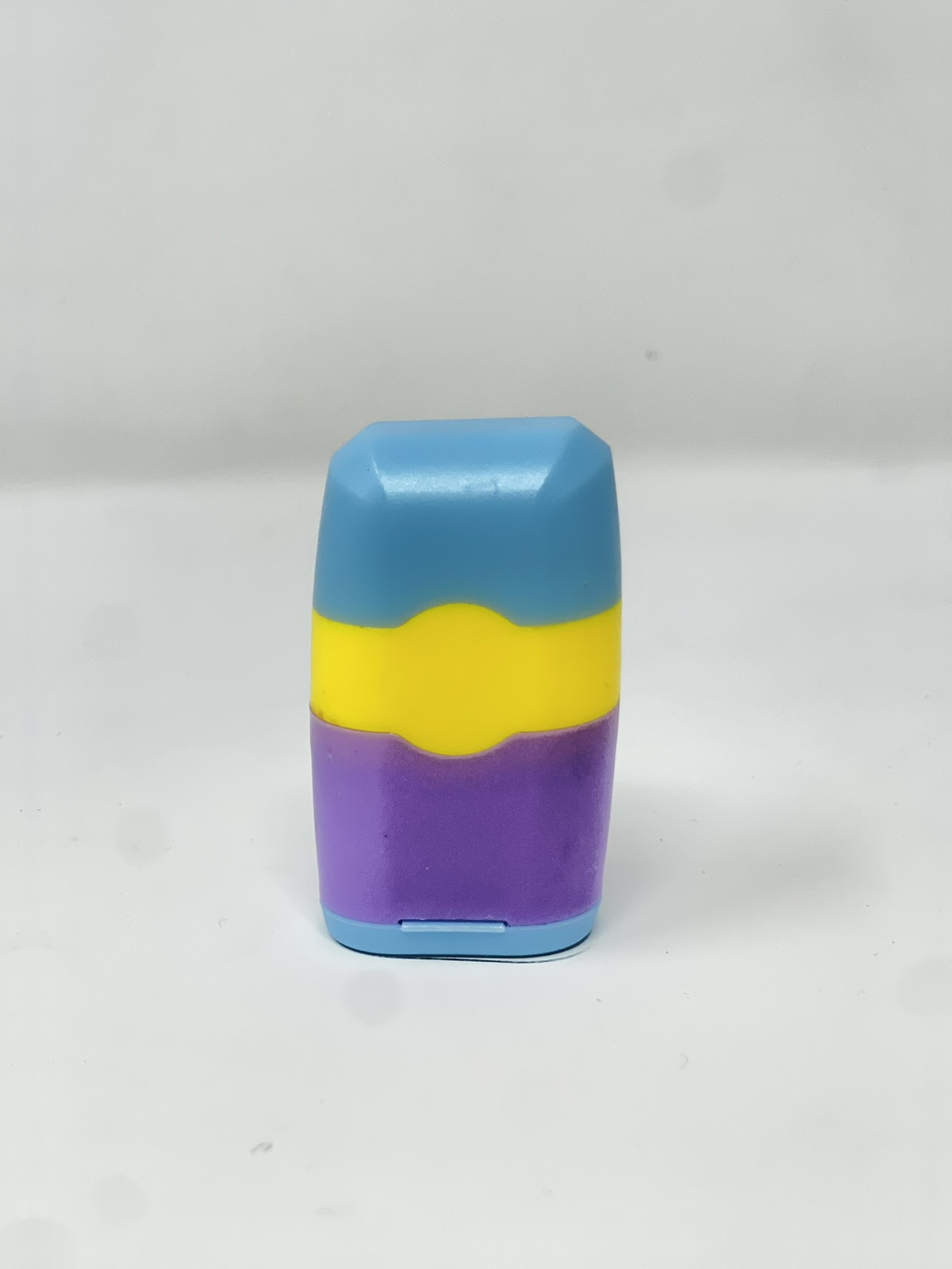 Dual Eraser and Sharpener with Protective Cap color option