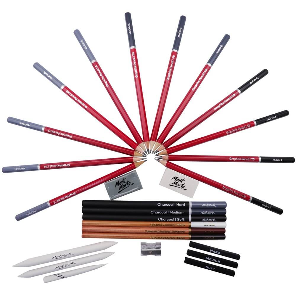 سێتی قەڵەمی وێنەکێشان - ٢٧ پارچەیی