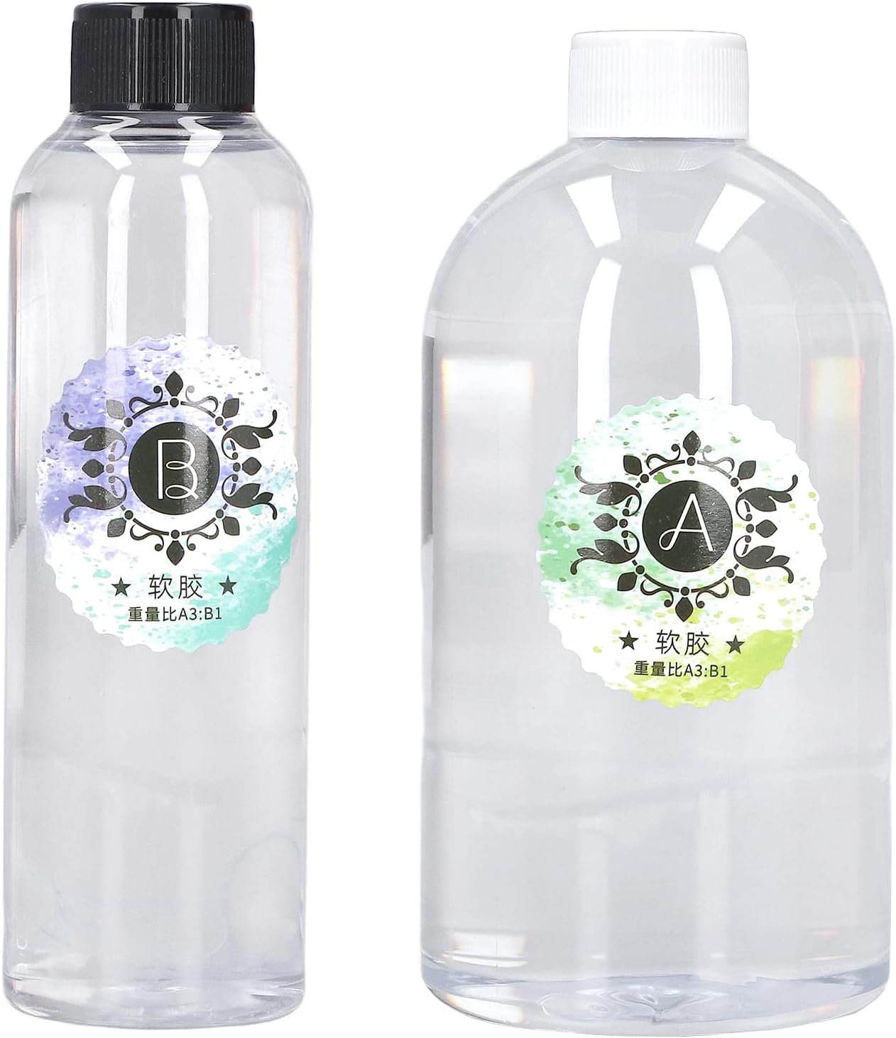 چەسپی A 750ml و چەسپی B 250ml ئیپۆکسی ڕوون