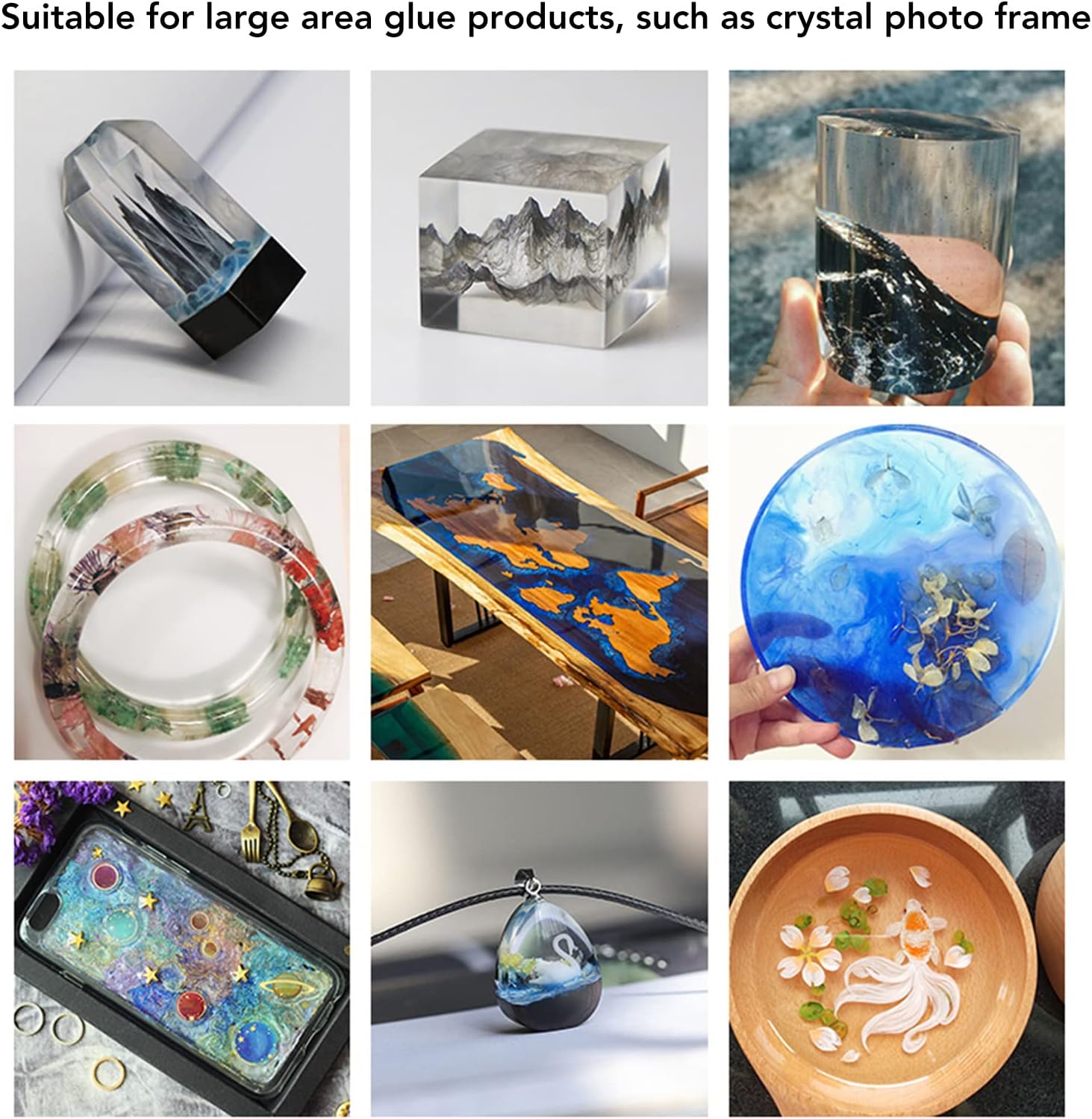 چەسپی A 750ml و چەسپی B 250ml ئیپۆکسی ڕوون