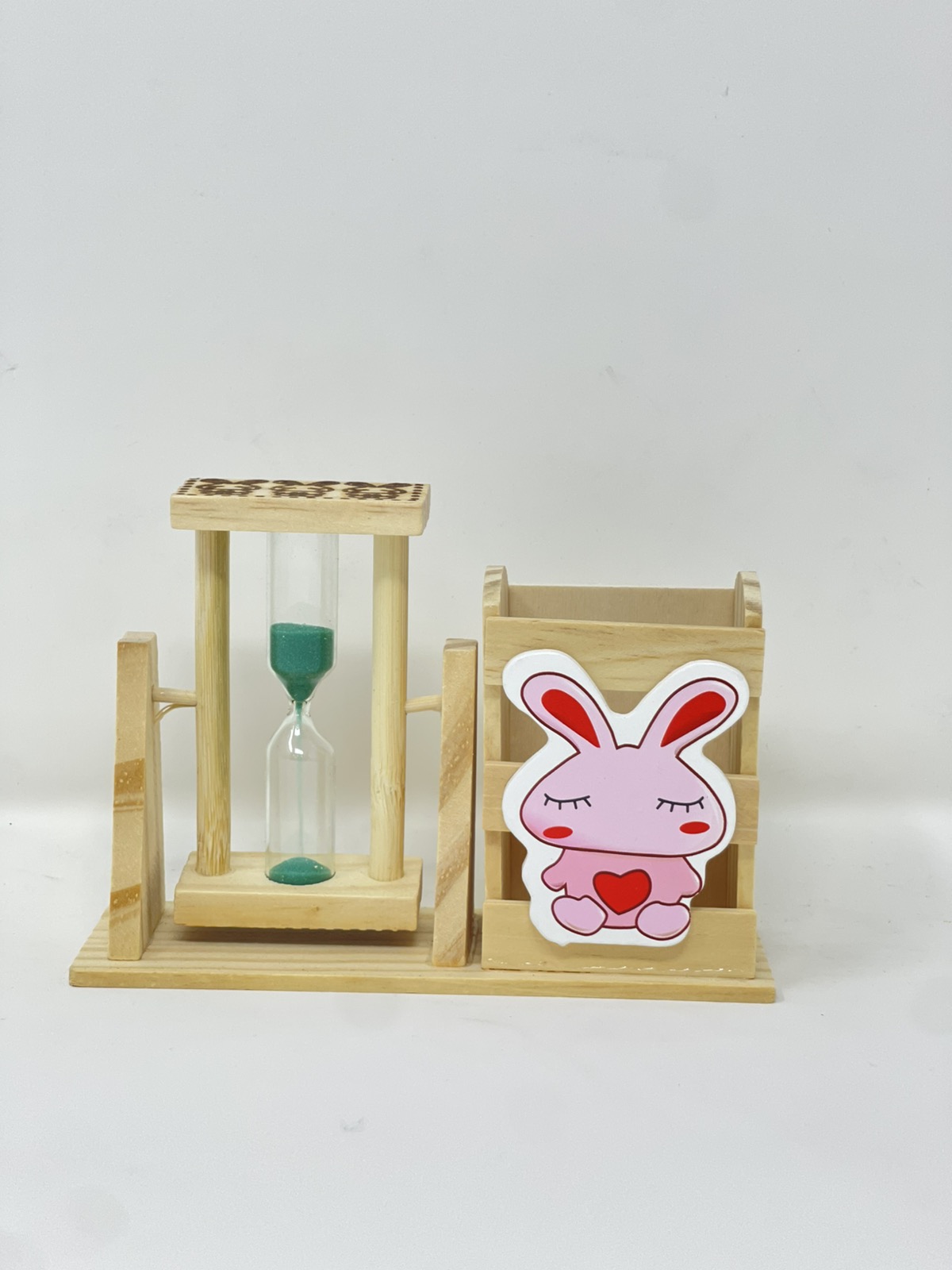 Wooden Pen Stand with Timer color option