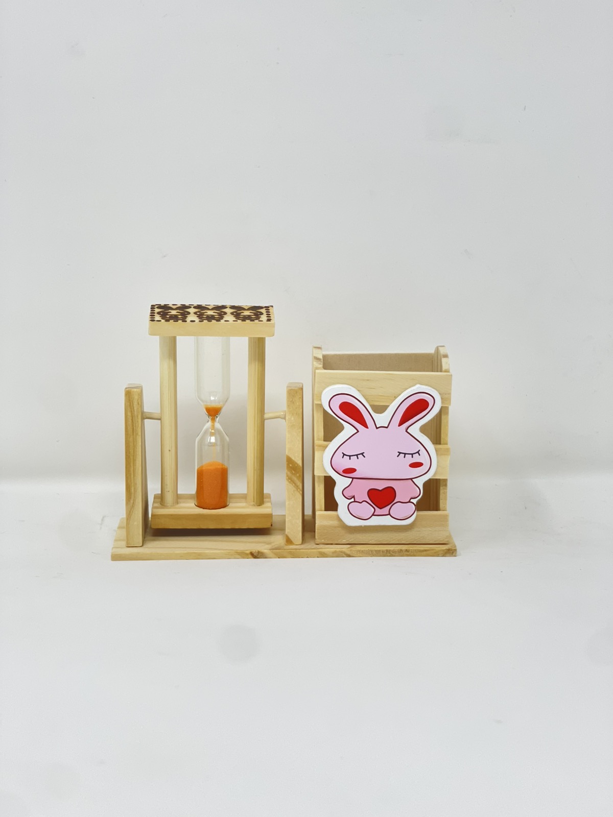 Wooden Pen Stand with Timer color option