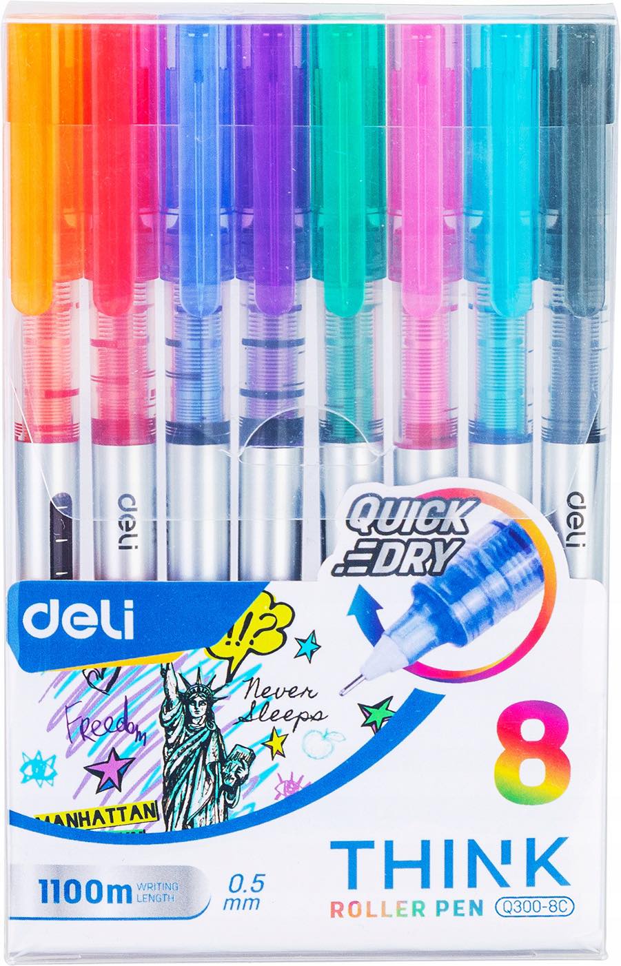 قەڵەمی سۆفتی ڕەنگاوڕەنگی دێلی