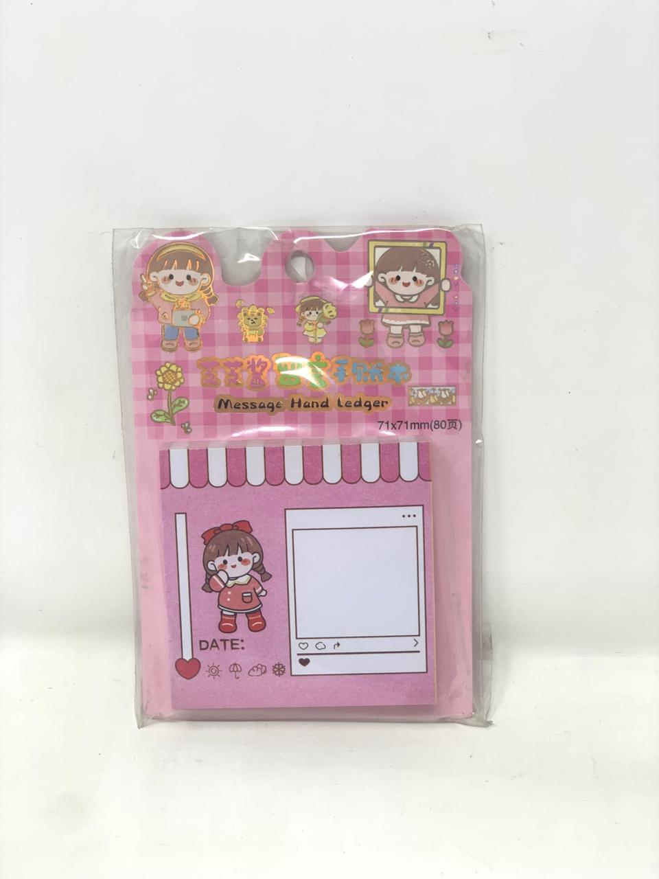 Little Mochi Message Notepad color option