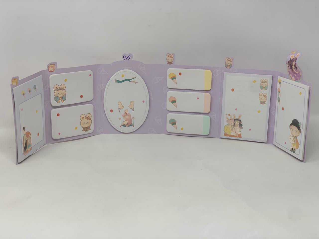 Sticky Notes srrh 4 pieces notebook shape color option