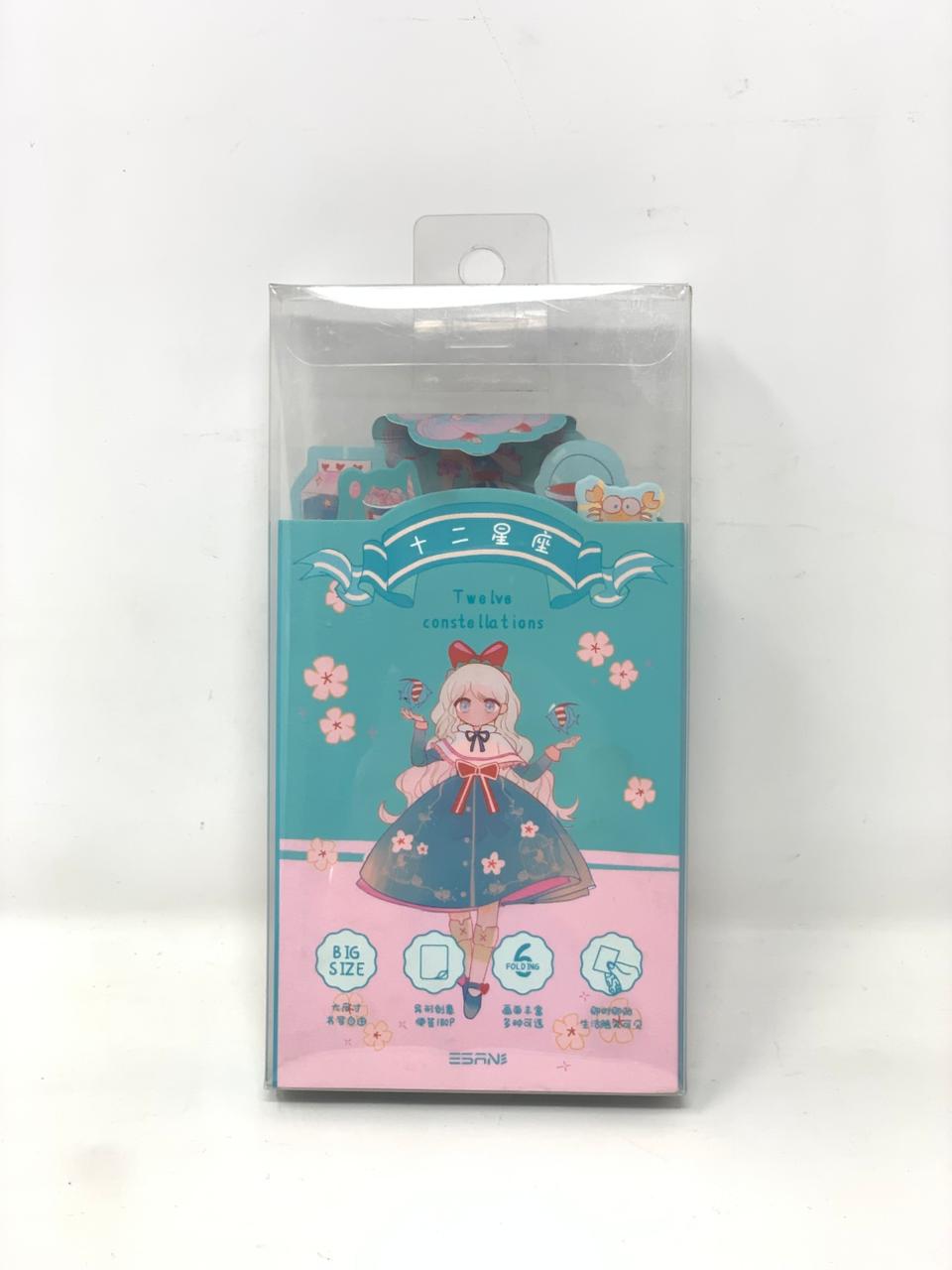 Sticky Notes srrh 4 pieces notebook shape color option