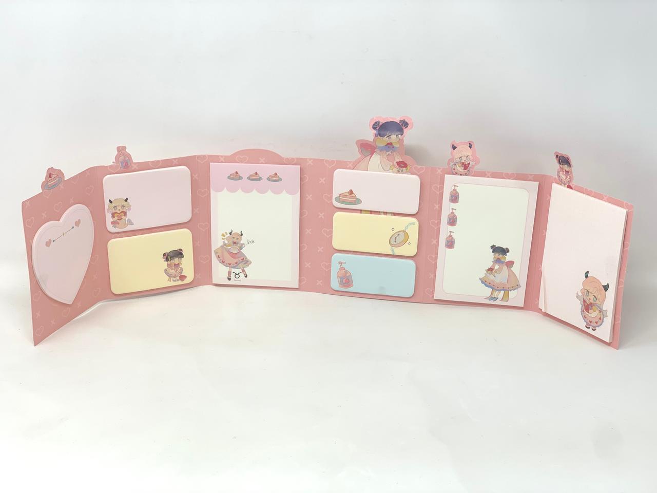 Sticky Notes srrh 4 pieces notebook shape