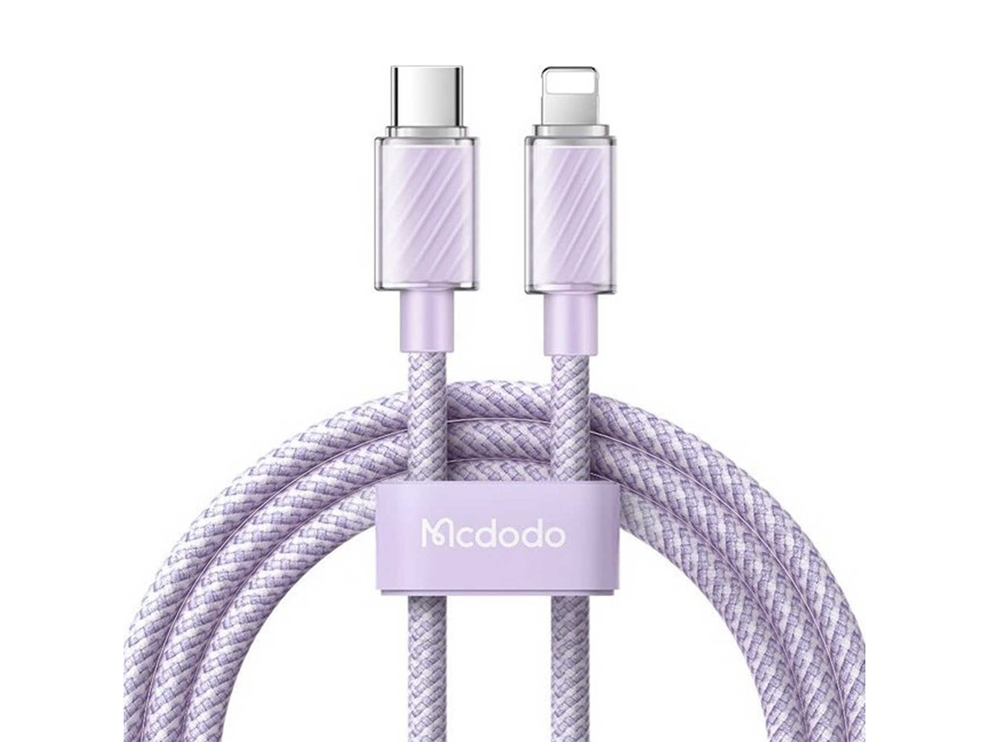 ماكدودو CA-3662 كيبل بيانات من سلسلة ديكروماتيك من تايب سي إلى لايتنينغ بقدرة 36 واط بطول 1.2 متر بلون أرجواني