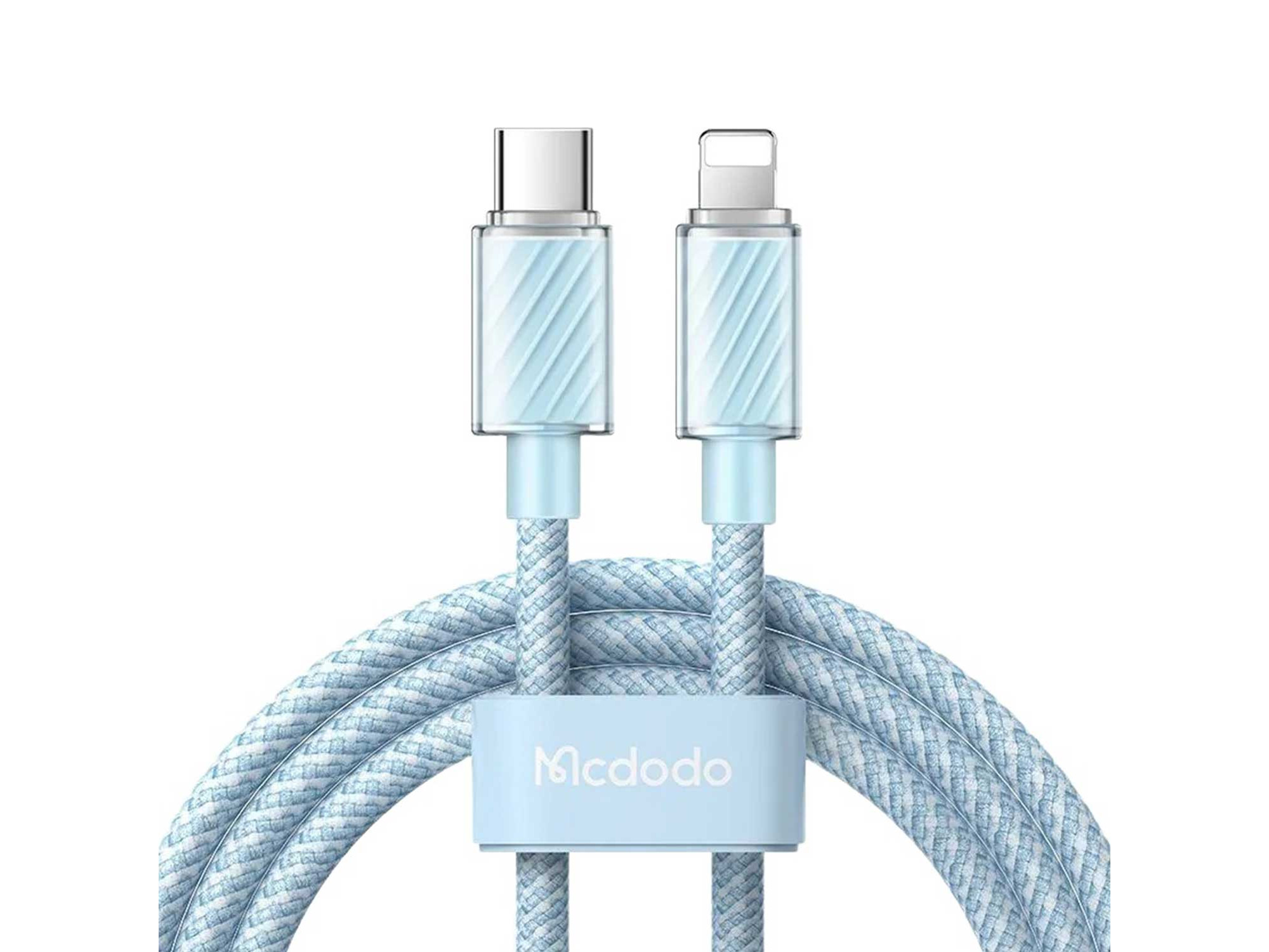 Mcdodo CA-3661 Dichromatic Series 36W Type-C to Lightning Data Cable 1.2m image 1