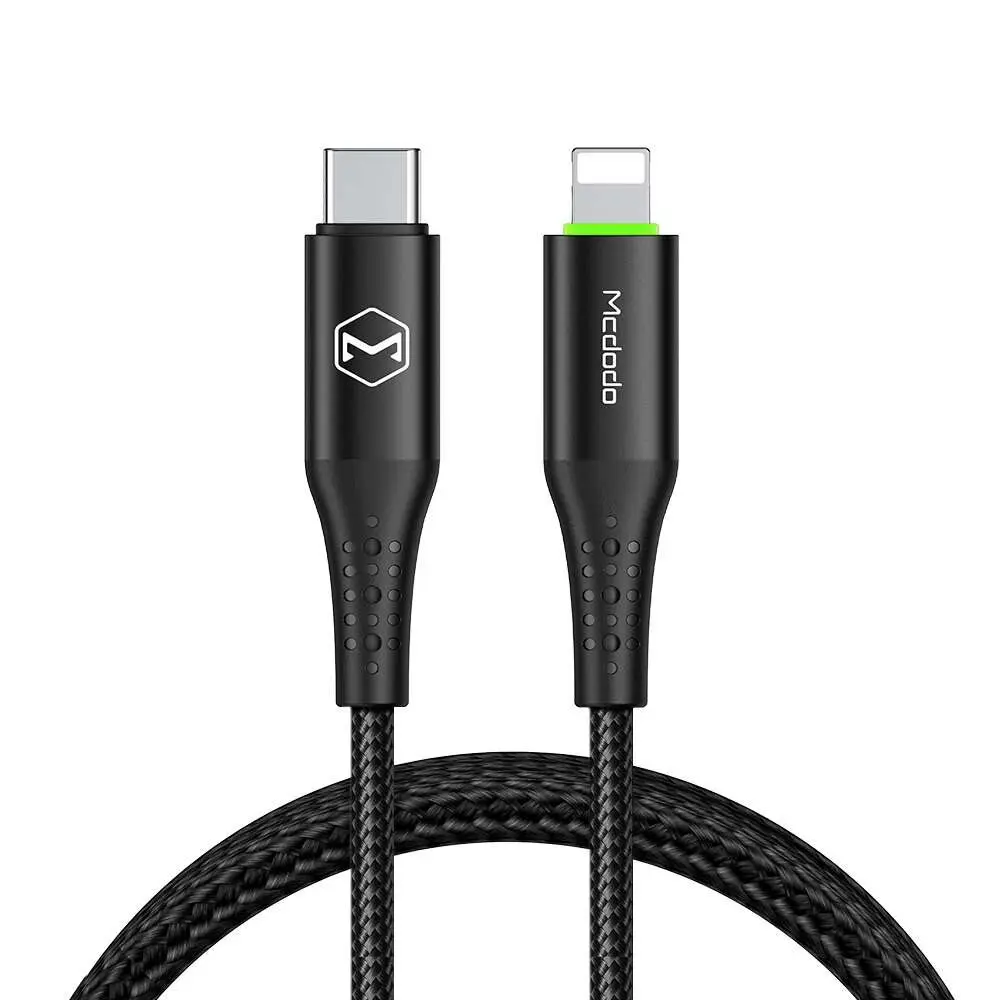 Mcdodo Cable Auto Power Off Type-C to Lightning 1.2m color option