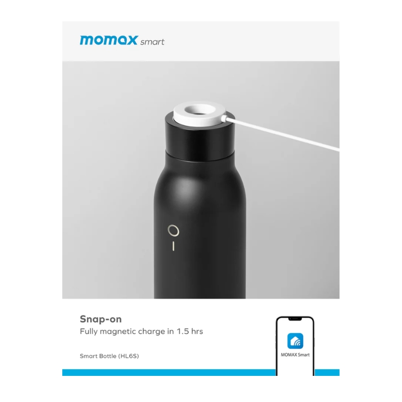 MOMAX Smart Bottle IoT Thermal Drinkware