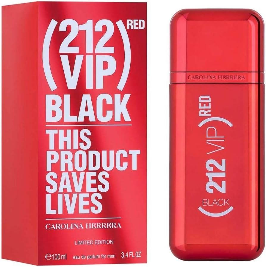 Carolina Herrera 212 Vip Black L.E Red for Men Eau de Parfum 100ml
