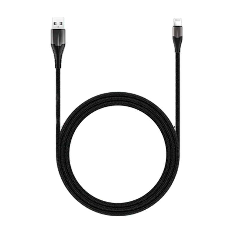 RockRose Asics AL 2.4A 12W USB-A to Lightning Fast Charging Cable