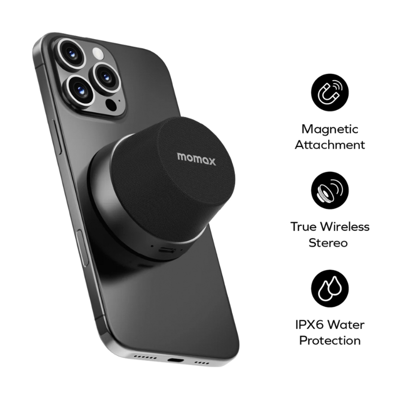 Momax Vibe Go Magnetic Wireless Speaker