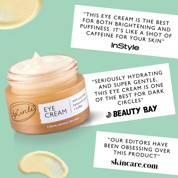 Eye Cream with Cucumber, Hyaluronic Acid + Coffee