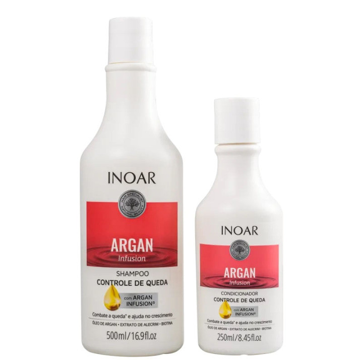 Argan Infusion Hair Loss Control Kit Shampoo + Conditioner Set