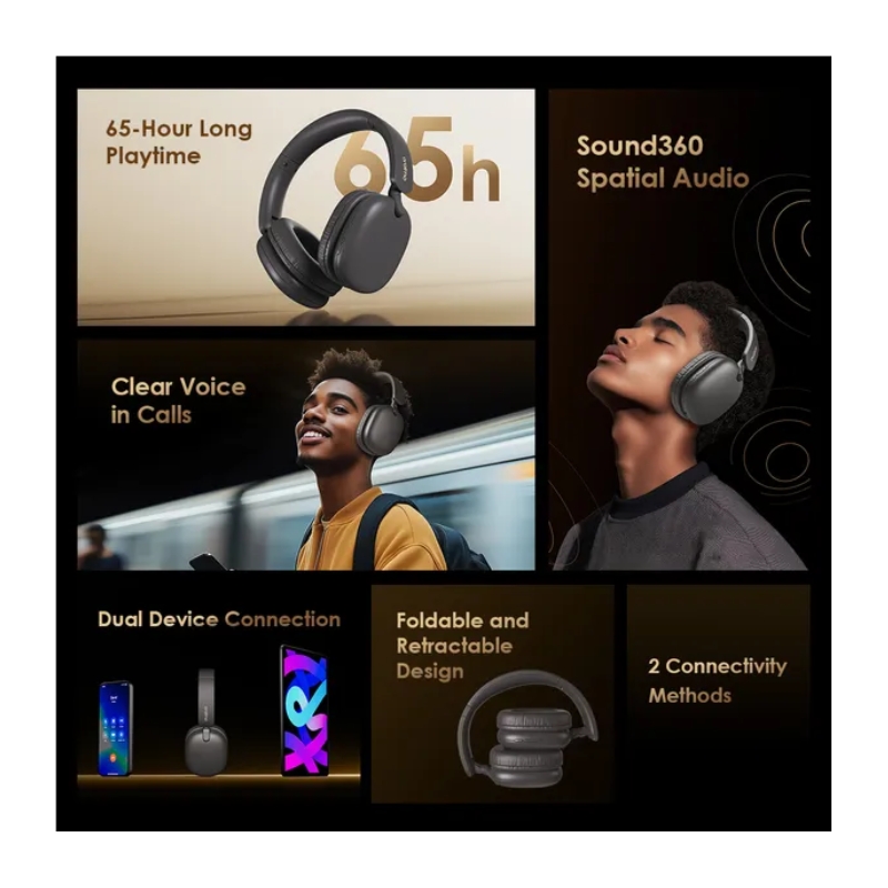 Oraimo BoomPop Lite ENC Over-Ear Wireless Headphones